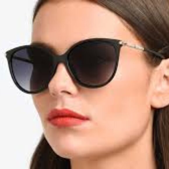 Carolina Herrera HER 0189/G/S T1W Sunglasses Plum Cat Eye Frame, Violet Lenses - Picture 3 of 11